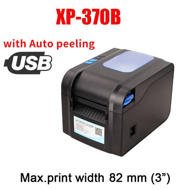 Xprinter Thermal Label Printer 20mm-80mm Barcode Sticker Printer Bluetooth Printer LAN Bluetooth USB - TheWellBeing4All