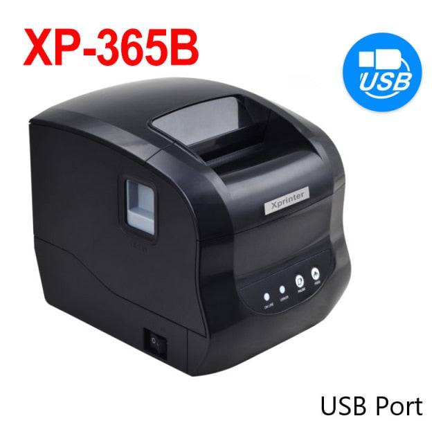 Xprinter Thermal Label Printer 20mm-80mm Barcode Sticker Printer Bluetooth Printer LAN Bluetooth USB - TheWellBeing4All