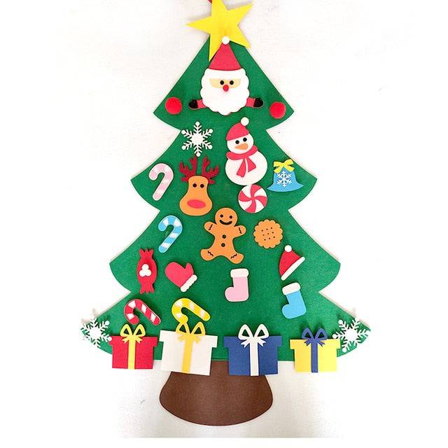 DIY Felt Christmas Tree Merry Christmas Decorations - TheWellBeing4All