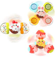 Suction Cups Spinning Top Toy For Baby Infant Insect Gyro Relief Stress Educational Toys Suction Rotating Rattle Sets Bath Toys - TheWellBeing4All