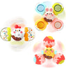 Suction Cups Spinning Top Toy For Baby Infant Insect Gyro Relief Stress Educational Toys Suction Rotating Rattle Sets Bath Toys - TheWellBeing4All