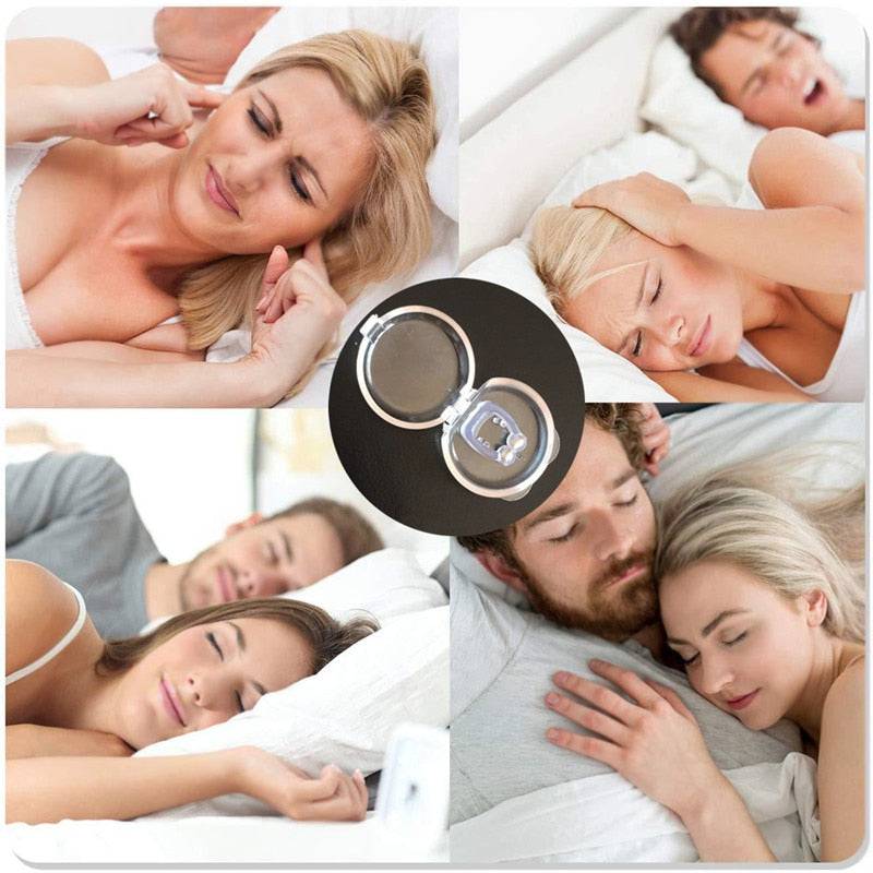 Magnetic Anti Snore Device Stop Snoring Nose Clip Easy Breathe Improve Sleeping Aid Apnea Guard Night Device - TheWellBeing4All