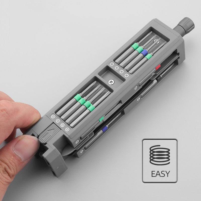 Multifunction screwdriver set S2 Phillips slotted Precision Screw driver bit Mobile notebook maintenance tool hand tools - TheWellBeing4All