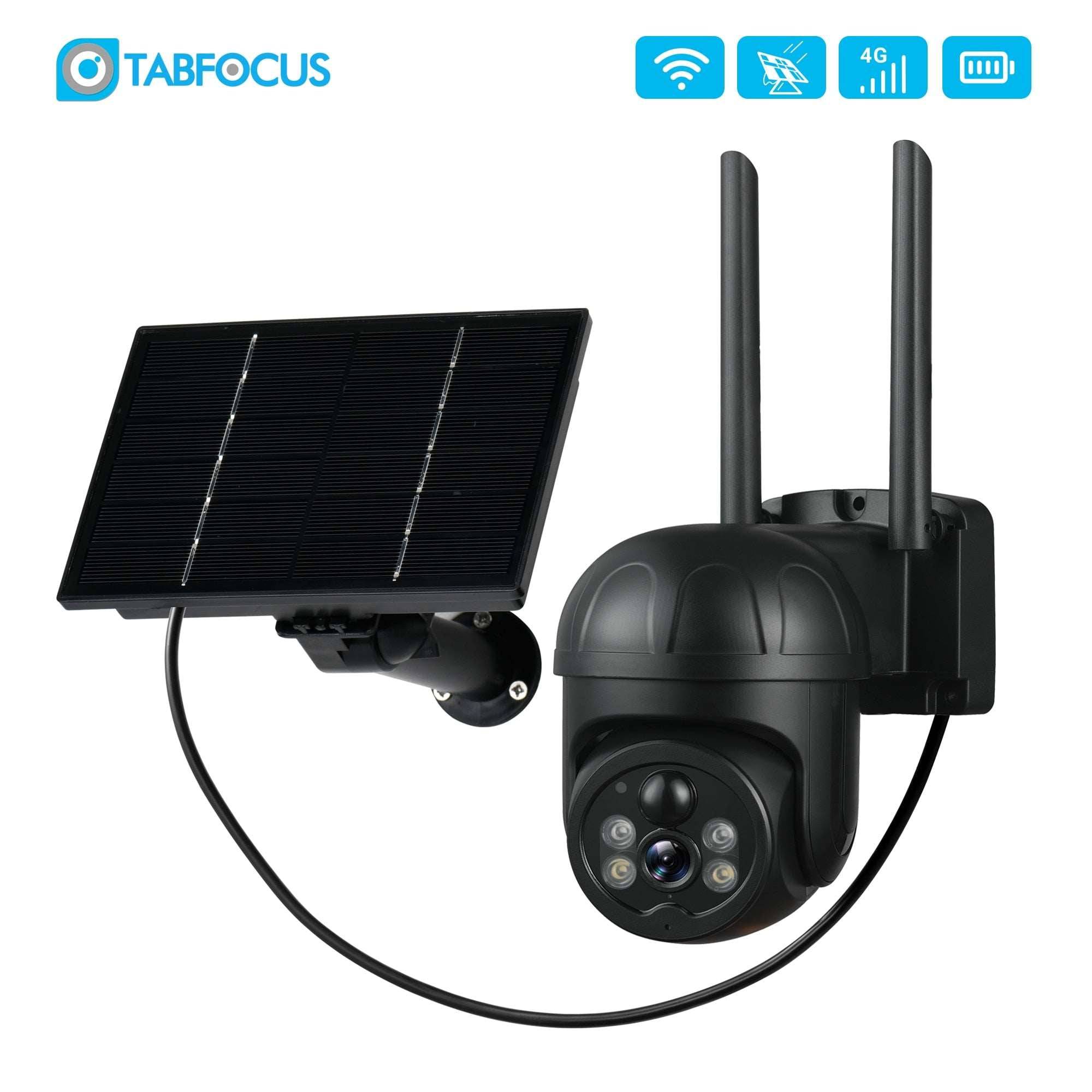 Solar IP Camera WiFi Outdoor Waterproof PIR Detection Two Way Audio Video Surveillance Camera - TheWellBeing4All