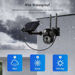 Solar IP Camera WiFi Outdoor Waterproof PIR Detection Two Way Audio Video Surveillance Camera - TheWellBeing4All