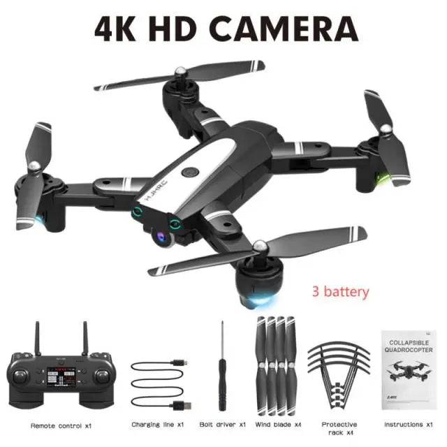 Limited Edition Aerial Drone Upgrade Remote Control Drone HJ68 Quadcopter UAV with 4K HD 120° Camera - TheWellBeing4All