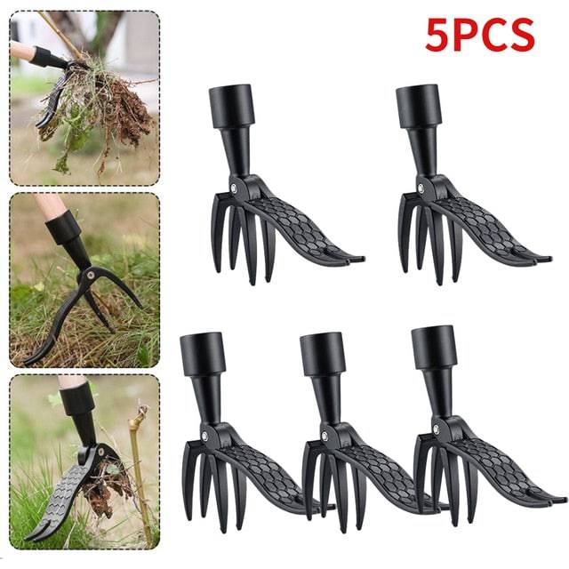 Metal Weeder the Stand Up Weed Puller Tool Claw Weeder Root Remover - TheWellBeing4All