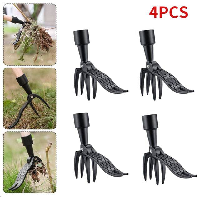 Metal Weeder the Stand Up Weed Puller Tool Claw Weeder Root Remover - TheWellBeing4All