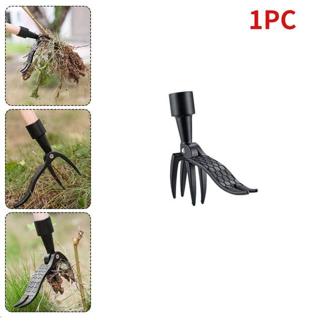 Metal Weeder the Stand Up Weed Puller Tool Claw Weeder Root Remover - TheWellBeing4All