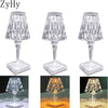 Diamond Table Lamp Acrylic Decoration Desk Lamps - TheWellBeing4All