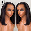 Human Hair Wigs for Black Women Pre Plucked 5x5 Transparent Closure Wig Brazilian Lace Wigs - TheWellBeing4All