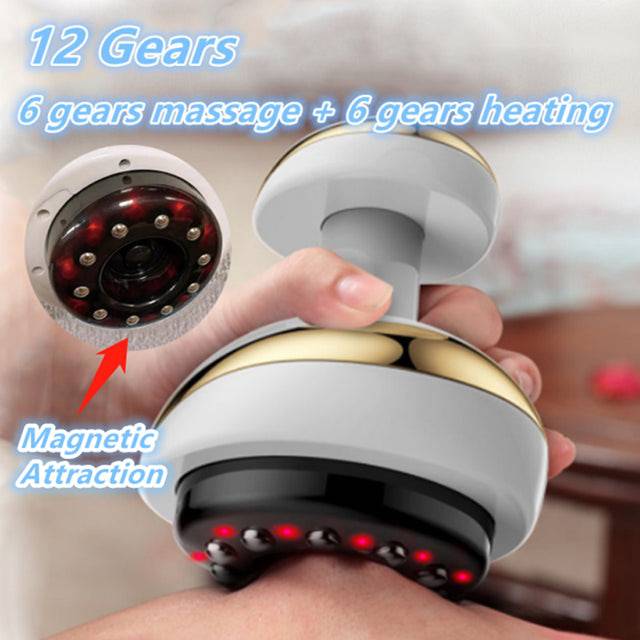 Gear Cellulite Massager for Body Slimming with Magnetic Suction Cup - TheWellBeing4All