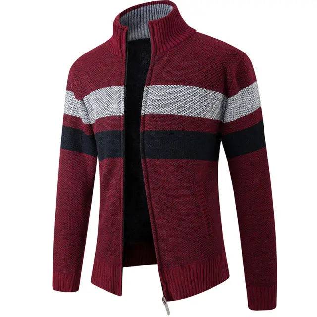 Cardigan Sweaters Man Casual Knitwear Sweater coat male clothe - TheWellBeing4All