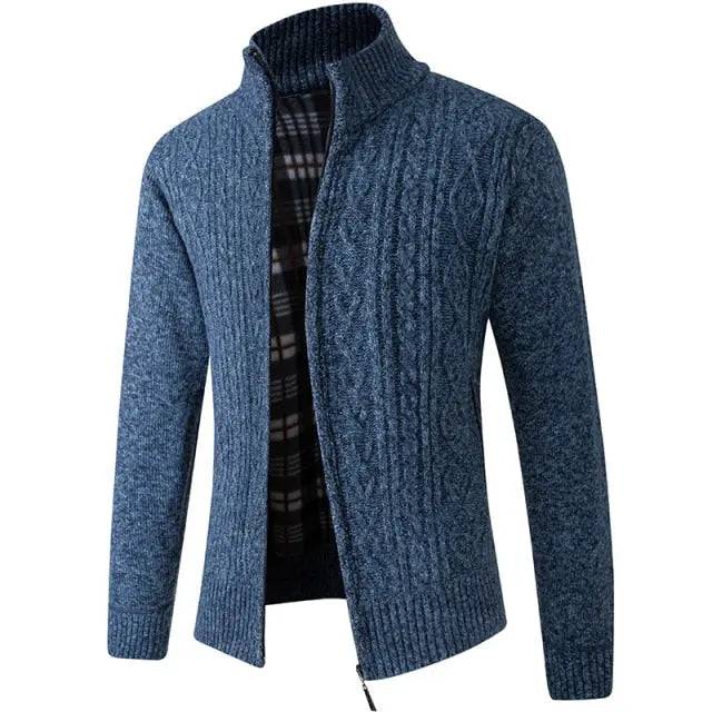 Cardigan Sweaters Man Casual Knitwear Sweater coat male clothe - TheWellBeing4All