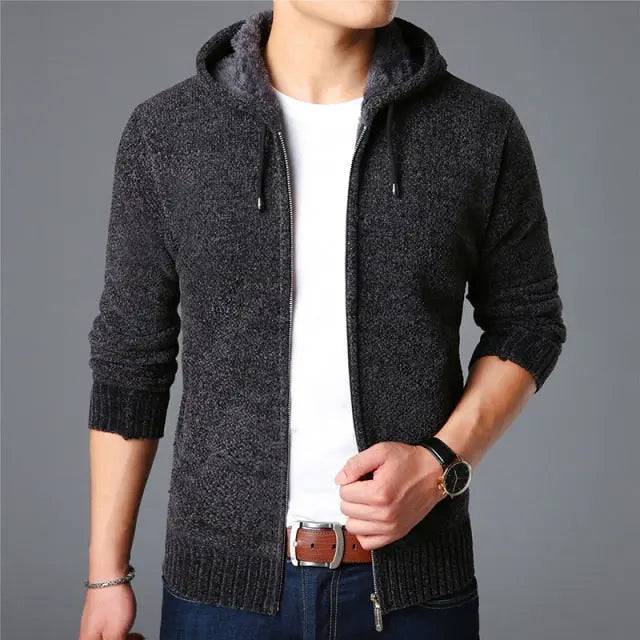 Cardigan Sweaters Man Casual Knitwear Sweater coat male clothe - TheWellBeing4All
