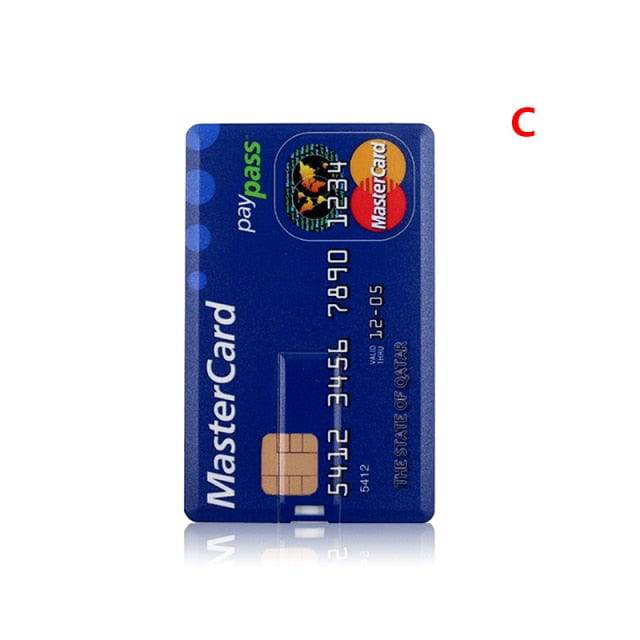 USB Flash Drive High Speed Bank Credit Card - TheWellBeing4All