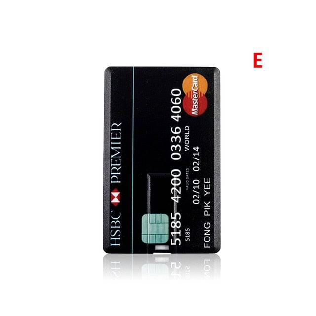 USB Flash Drive High Speed Bank Credit Card - TheWellBeing4All