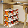 Multi-layer Shoes Storage Organizer Space-Saving Shoes Shelf Door Color Matching Cabinets