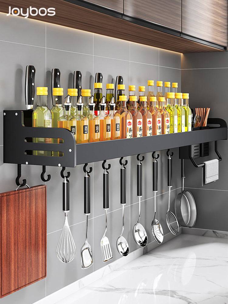 Shelf Storage Rack Wall-mounted Kitchen Organizer - TheWellBeing4All