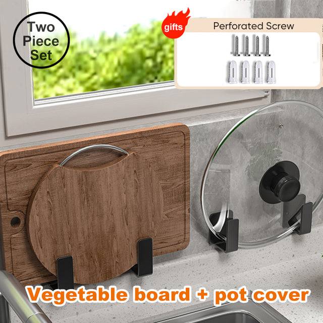 Shelf Storage Rack Wall-mounted Kitchen Organizer - TheWellBeing4All