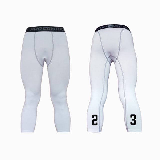 Men's Basketball Shorts and Tights Set - Quick-Dry Sports Gym Workout Shorts - TheWellBeing4All