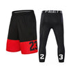 Men's Basketball Shorts and Tights Set - Quick-Dry Sports Gym Workout Shorts - TheWellBeing4All