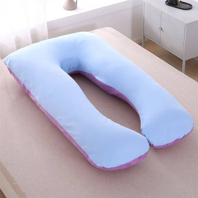 Pregnancy Pillow Case Cotton Sleeping Support Pillow Cover For Pregnant Women Washable Side Sleeper Maternity Pillowcase - TheWellBeing4All