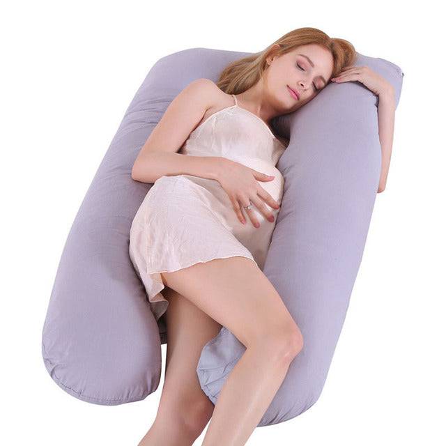 Pregnancy Pillow Case Cotton Sleeping Support Pillow Cover For Pregnant Women Washable Side Sleeper Maternity Pillowcase - TheWellBeing4All