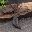 Handmade Ethnic Ebony Exaggerated Long Sweater Chain Pendant necklace - TheWellBeing4All