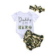 Toddler Infant Baby Girl Cotton Casual Outfits Set. Leopard Shorts plus Headband - TheWellBeing4All