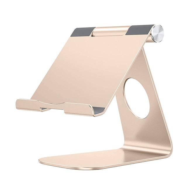 Desktop Tablet Dock For iPad Air Pro 12.9 Aluminum Holder Stand For iPad 2018 Pro 9.7 10.5 Air Mini 2 3 4 5 Kindle Trestle - TheWellBeing4All