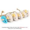 6pcs Mix Pet Toy Catnip Mice Cats Toys Fun Plush Mouse Cat Toy For Kitten - TheWellBeing4All