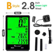 Bicycle Computer digital Speedometer Odometer Backlight Wireless Wired Bike Stopwatch - TheWellBeing4All