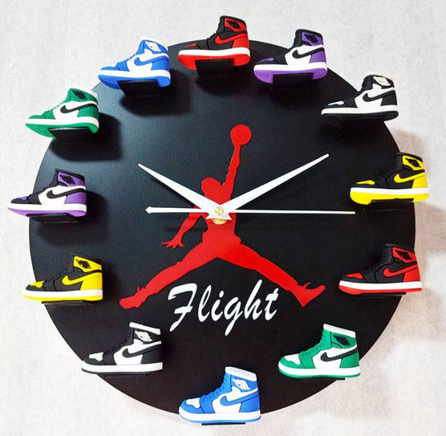 Wall Clocks Living Room Decoration 30cm Small Basketball Shoes - TheWellBeing4All