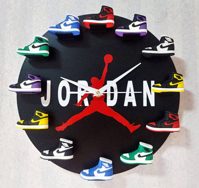 Wall Clocks Living Room Decoration 30cm Small Basketball Shoes - TheWellBeing4All