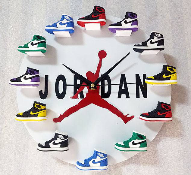 Wall Clocks Living Room Decoration 30cm Small Basketball Shoes - TheWellBeing4All