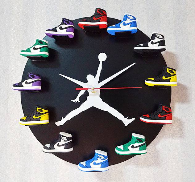 Wall Clocks Living Room Decoration 30cm Small Basketball Shoes - TheWellBeing4All