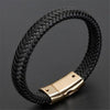 Trendy Genuine Leather Bracelets Men Stainless Steel Multilayer Braided Rope Bracelets - TheWellBeing4All