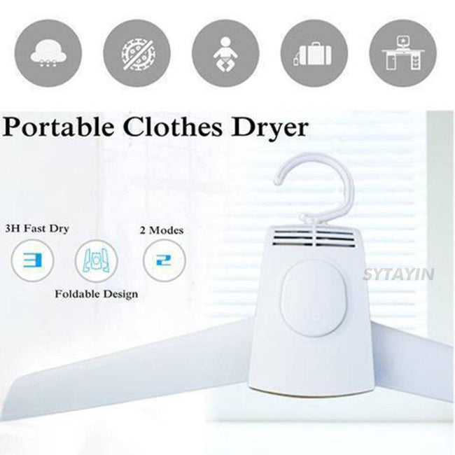 Mini Portable Electric Clothes Dryer Rack Smart Hang - TheWellBeing4All