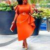 Orange Ruffles High Waisted - TheWellBeing4All