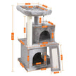 Multi-Level Cat Tree For Cats With Cozy Perches Stable Cat Climbing Frame Cat Scratch Board Toys - TheWellBeing4All