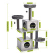 Multi-Level Cat Tree For Cats With Cozy Perches Stable Cat Climbing Frame Cat Scratch Board Toys - TheWellBeing4All