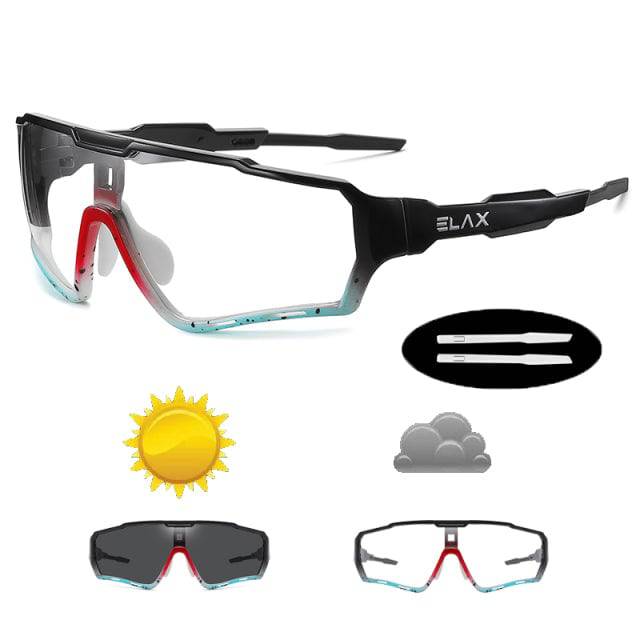 Photochromic Sunglasses Sports Bike Glasses Men Women Mtb Bicycle Eyewear - TheWellBeing4All