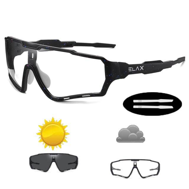 Photochromic Sunglasses Sports Bike Glasses Men Women Mtb Bicycle Eyewear - TheWellBeing4All