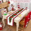 Christmas Table Runner Cloth - Festive Merry Christmas Home Decoration for Xmas Ornament - TheWellBeing4All