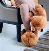 Teddy Bear Plush Slippers Cartoon Cute Bear House Slipper - TheWellBeing4All