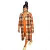 Checkered Long Coat Women Winter Clothing - TheWellBeing4All