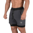 Fitness bodybuilding training quick-drying 2-in-1 shorts - TheWellBeing4All