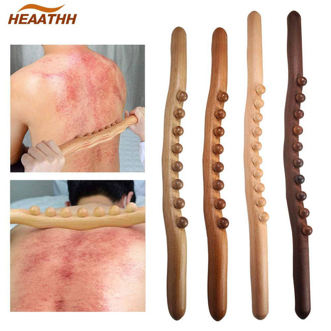 Wooden Scraping Stick Muscle Relaxation Massage Tool - TheWellBeing4All