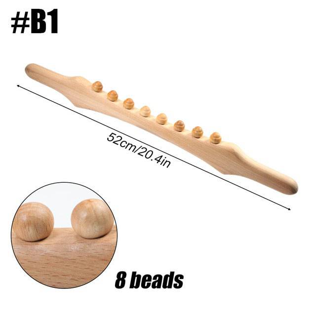 Wooden Scraping Stick Muscle Relaxation Massage Tool - TheWellBeing4All